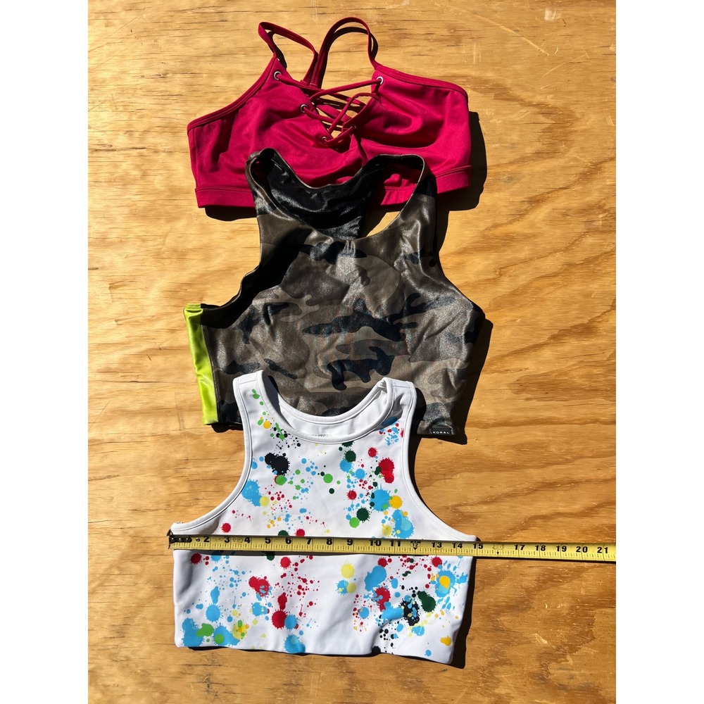 Sports bras /workout tops/ lot of 3 - Picture 3 of 9